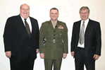 Picture of John Osterholtz, General James Cartwright, USMC and David Chesebrough